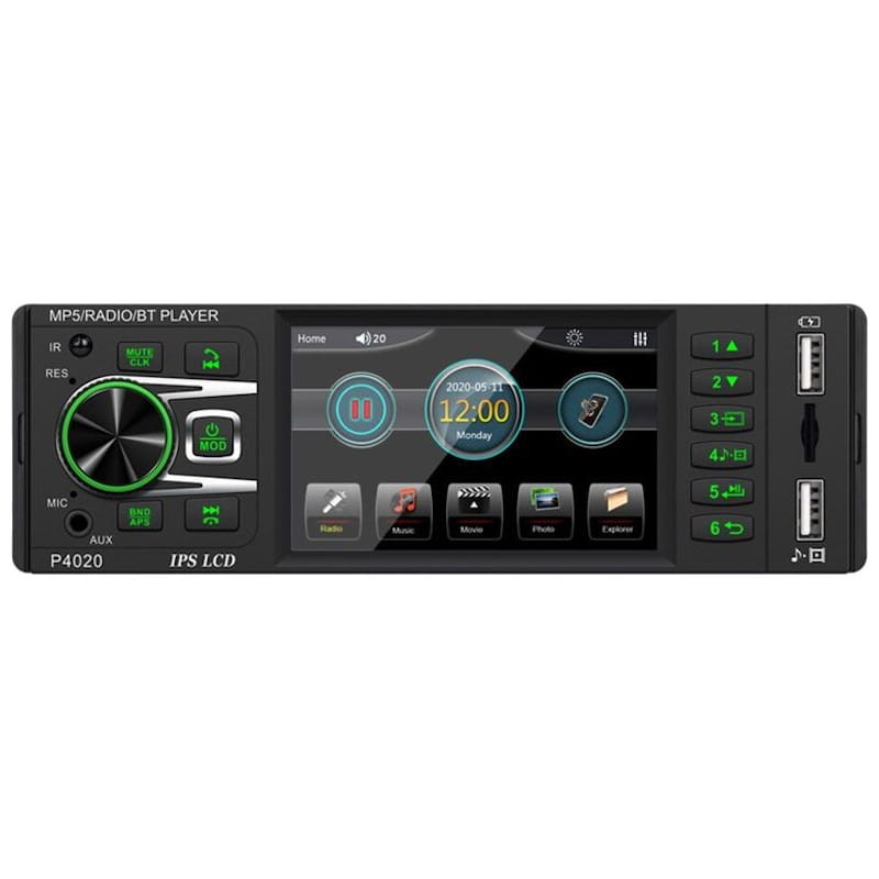 Acheter Autoradio DIN 1 P4020 - 3.8 écran - Bluetooth