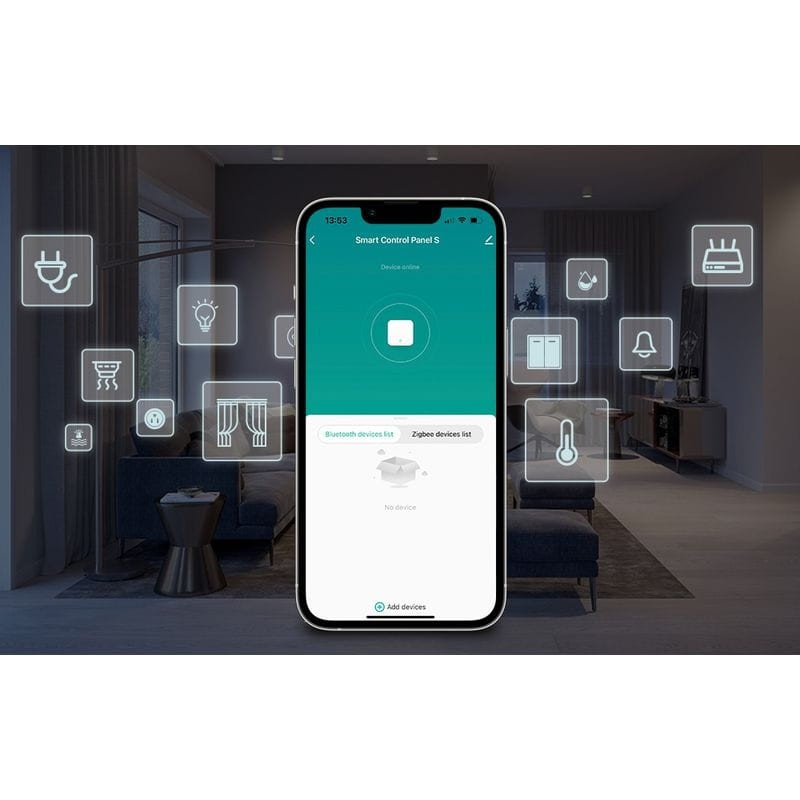 Avatto T6E S Zigbee/Bluetooth Tuya Negro - Panel de control inteligente - Ítem4