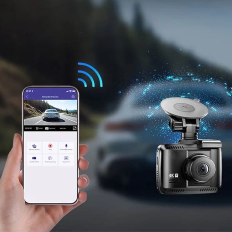 Dash cam Avant et Arrière AZDOME GS63HPro - GPS - Connexion 5G, enregistrement 24h - Caméra pour Voiture avec Carte mémoire incluse - Ítem8