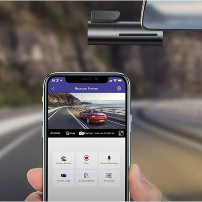 Dash cam Avant et Arrière AZDOME M300S - Connexion 5G, enregistrement 24h - Caméra pour Voiture avec Carte mémoire incluse - Ítem6