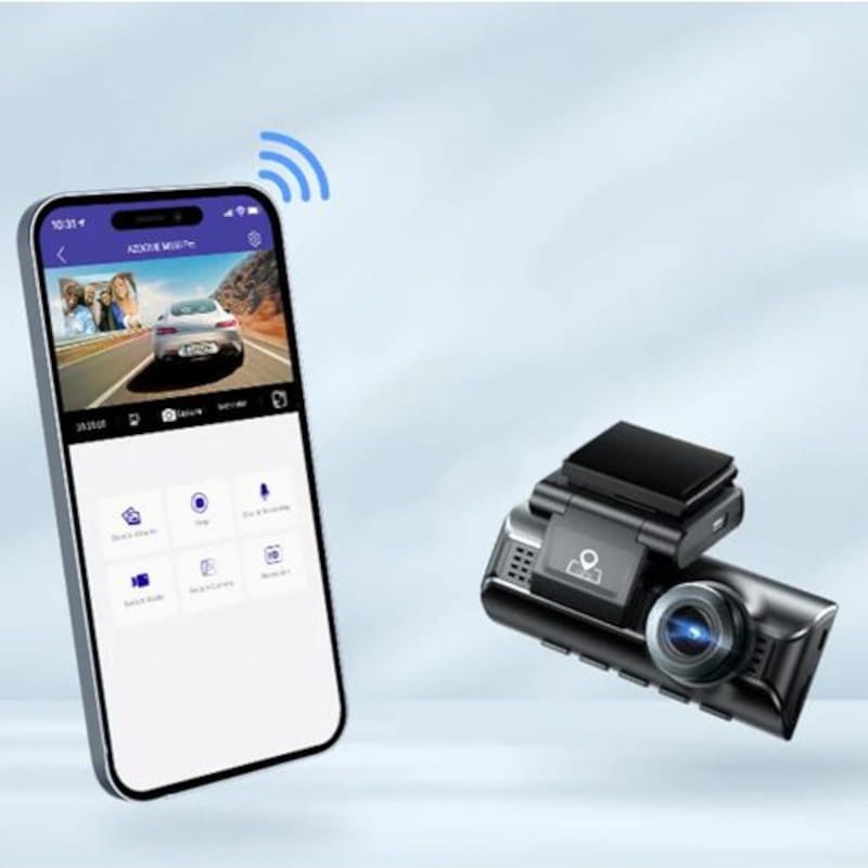 Dash cam 3 Canaux AZDOME M550Pro - GPS - Connexion 5G, enregistrement 24h - Caméra pour Voiture avec carte mémoire incluse - Ítem5