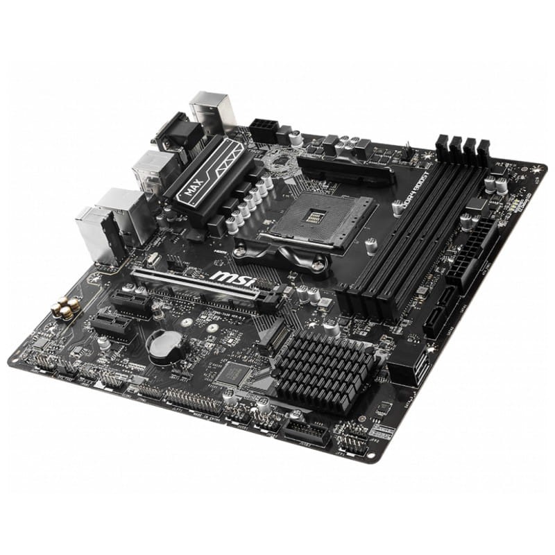 MSI B450M PRO-VDH Max AMD Zócalo AM4 64GB ATX Negro - Placa base - Ítem2