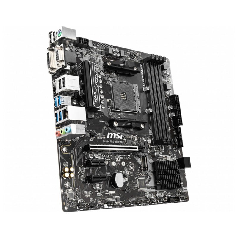 MSI B450M PRO-VDH Max AMD Zócalo AM4 64GB ATX Negro - Placa base - Ítem3