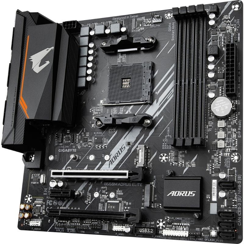 Gigabyte B550M AORUS ELITE AMD Socket AM4 128GB Micro ATX Preto - Placa-mãe - Item2