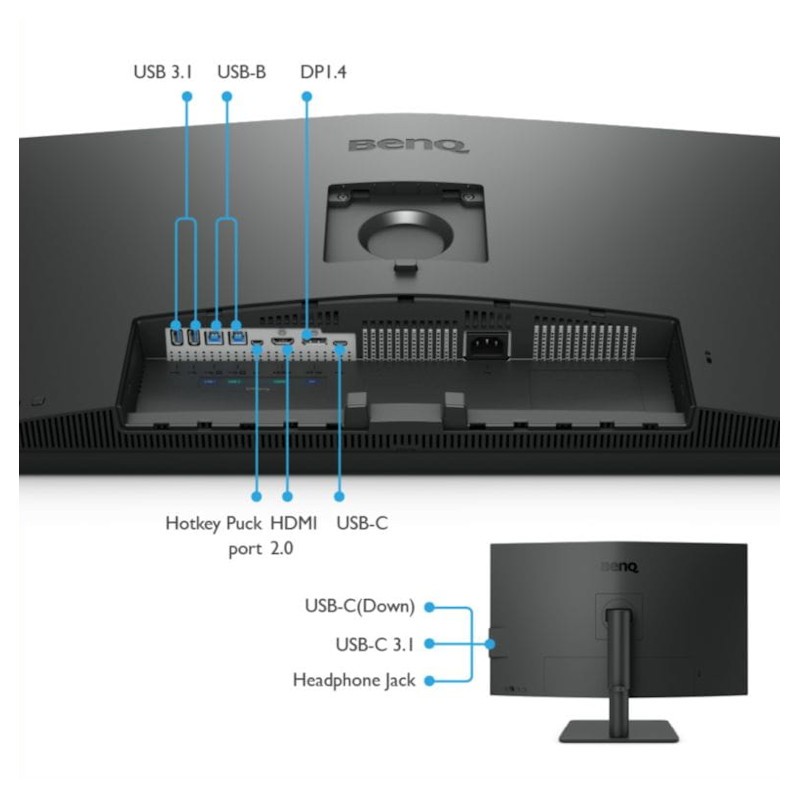 BenQ PD3205U 31.5 4K Ultra HD IPS CAD/CAM Noir - Moniteur PC - Ítem3