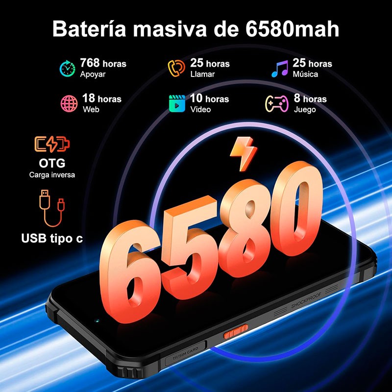 Blackview BV5300 Plus 8GB/128GB Preto - Smartphone rugged - Item4