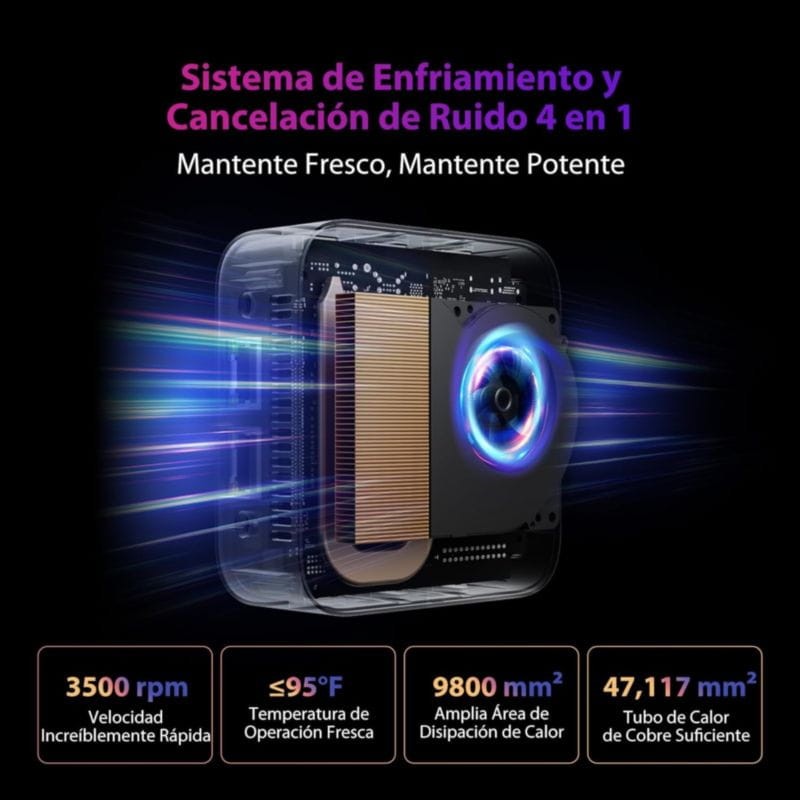 Blackview MP80 Intel N5095/16GB/512GB/W11 Home Azul - Ítem8