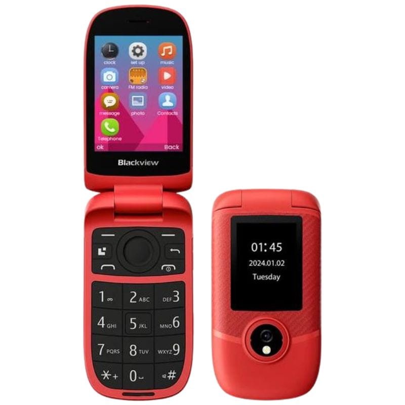 Blackview N2000 48MB/128MB Rojo - Teléfono sencillo - Ítem