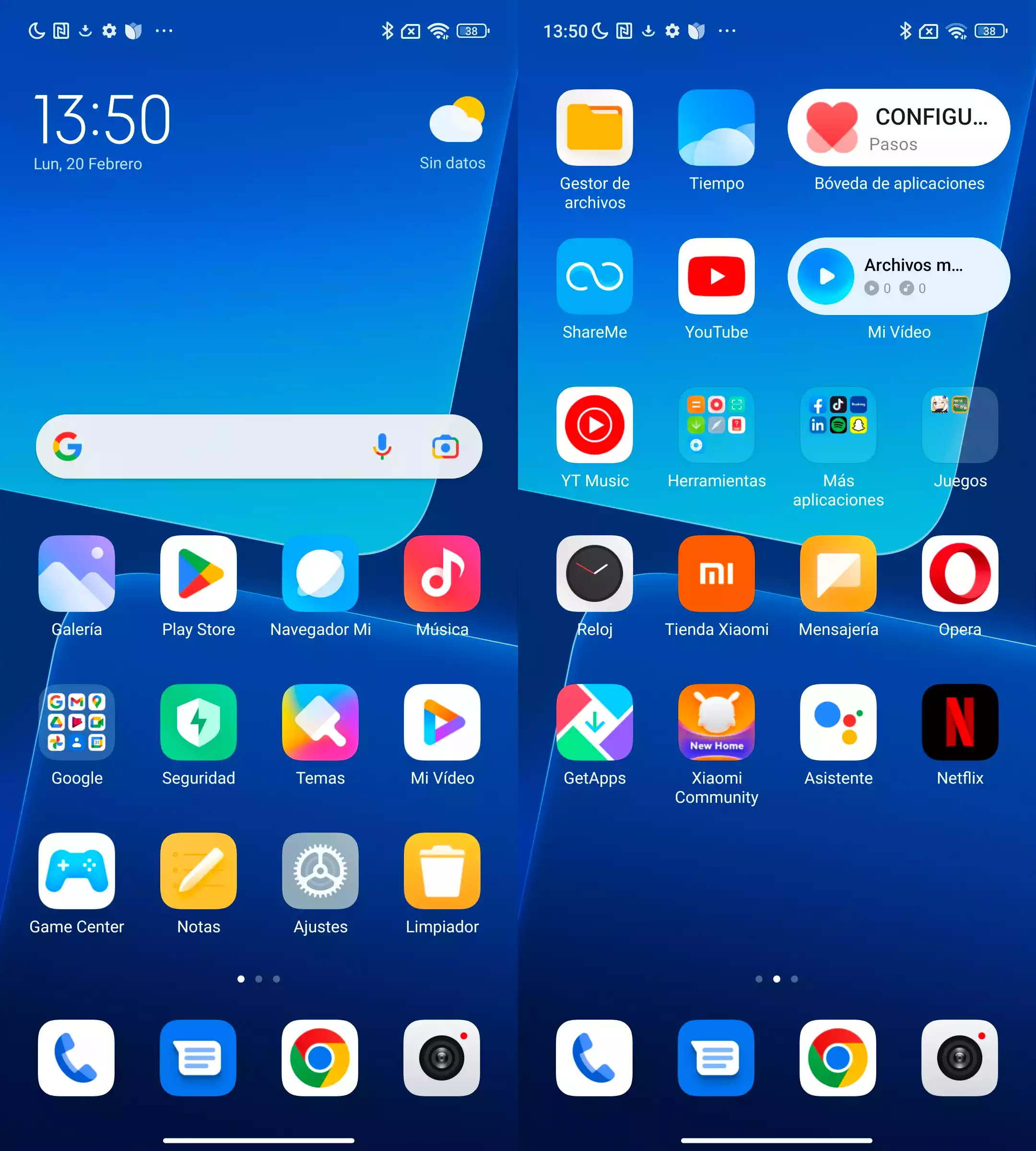 Quantité de bloatware sur le Xiaomi 13