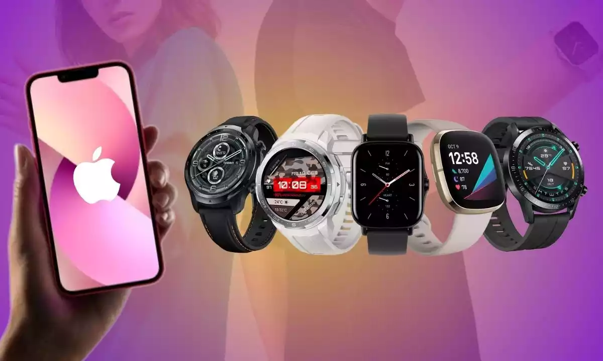 Reloj inteligente compatible con teléfonos iPhone y Android
