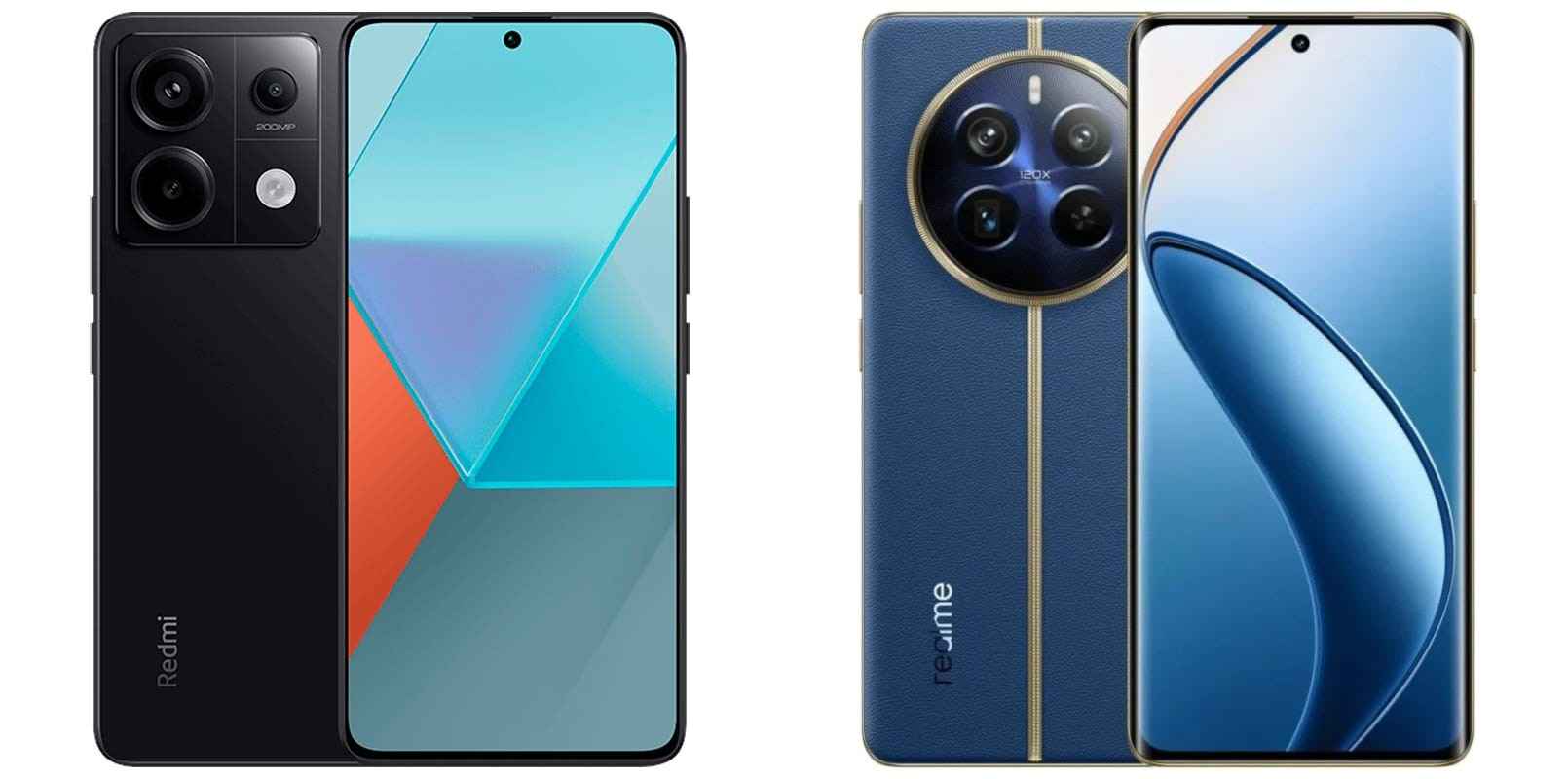 Comparaison du Realme 12 Pro+ et du Redmi Note 13 Pro