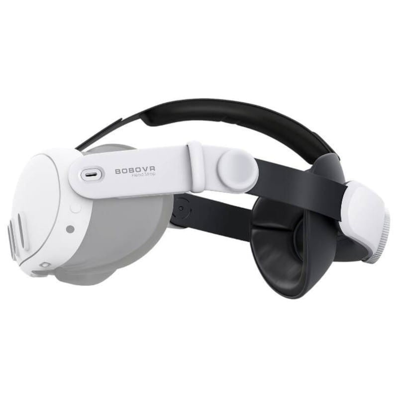 BOBOVR M3 Mini Faixa de cabeça para Oculus Quest 3/3S Branco - Acessório para óculos de realidade virtual - Item