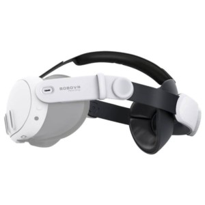 BOBOVR M3 Mini Correa de cabeza para Oculus Quest 3/3S Blanco - Accesorio para gafas de realidad virtual