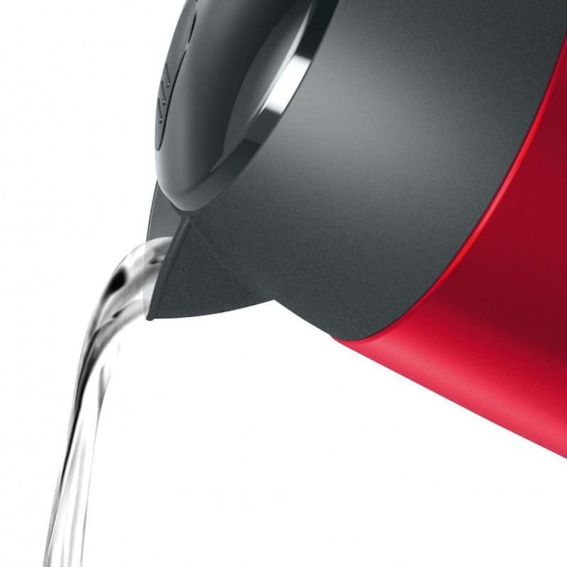 Bosch DesignLine - Chaleira Elétrica 2400 W 1,7 L Cinzento/Vermelho