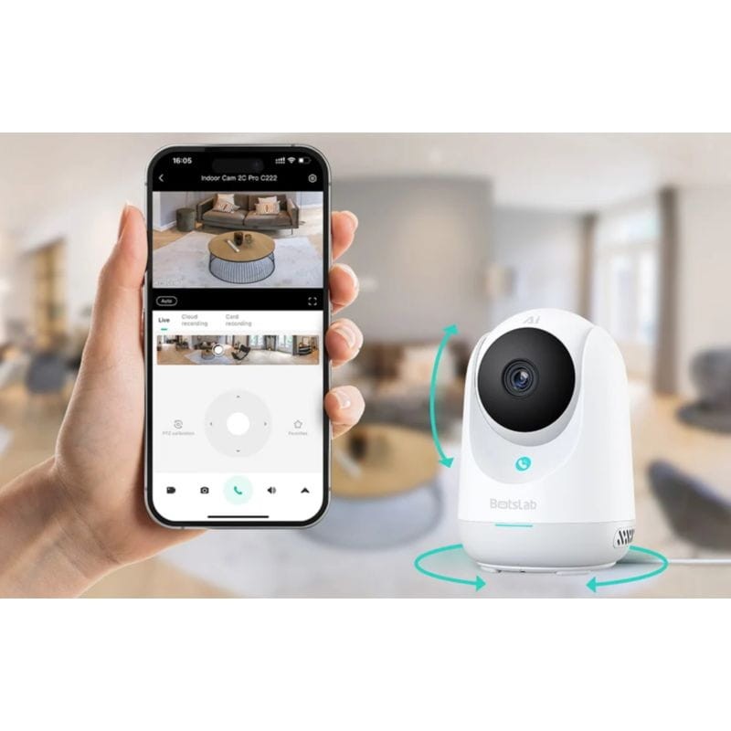 Botslab 2C Pro C222 5MP WiFi Vision nocturne infrarouge et couleur - Caméra de surveillance - Ítem8