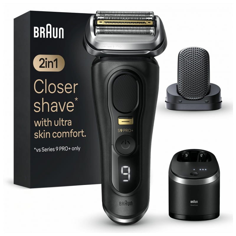 Braun Series 9 Pro+ 9590CC Preto - Máquina de barbear com lâmina - Item