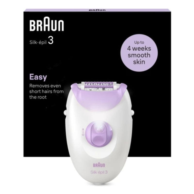 Braun Silk-épil 3 3-000 Púrpura/Blanco - Depiladora - Ítem2