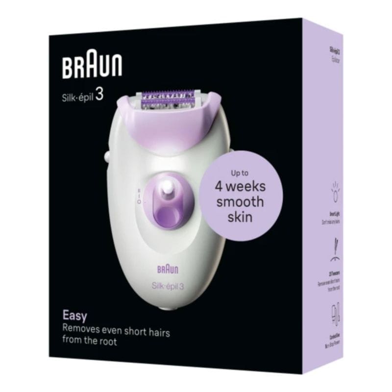 Braun Silk-épil 3 3-000 Púrpura/Blanco - Depiladora - Ítem3