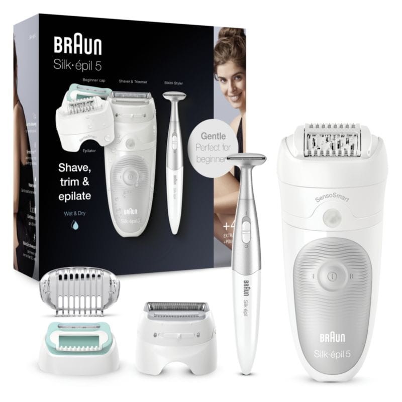 Braun Silk-épil 5 81770432 28 pinzas Blanco - Depiladora - Ítem1