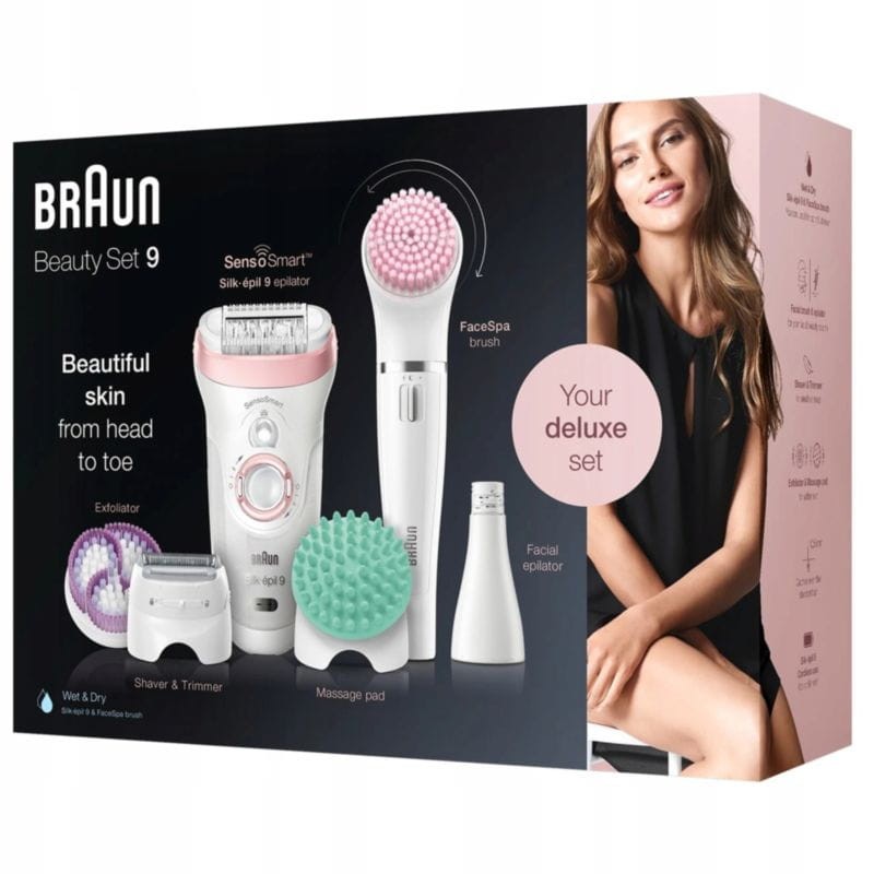 Braun Silk-épil 9 81683683 Branco/Rosa - Depiladora - Item3