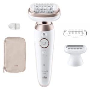 Braun Silk-épil 9 Flex 9-030 3D 40 pinces Rose/Blanc - Épilateur