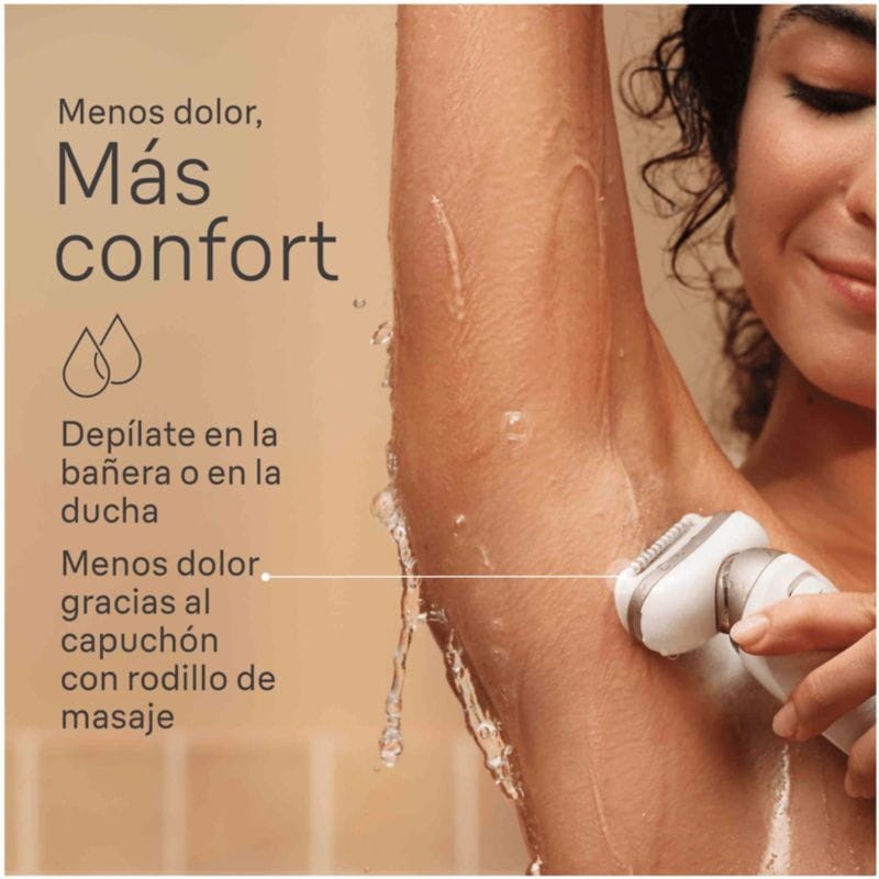 Braun Silk-épil 9 Flex 9-030 3D 40 pinças Rosa/Branco - Depiladora - Item3