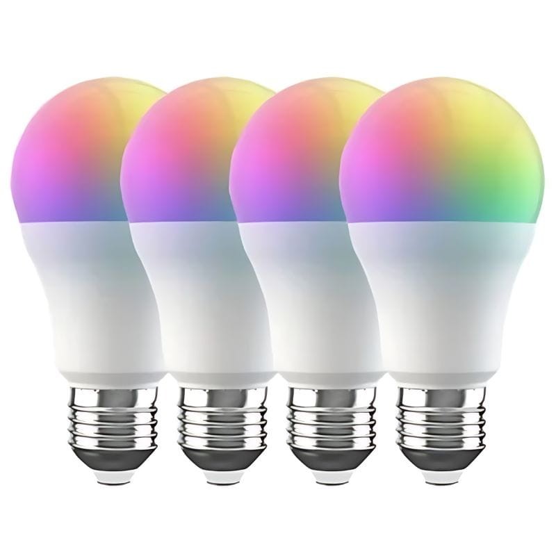 Broadlink LB4E27 E27 9W (pack de 4) - Bombilla inteligente LED RGB - Ítem