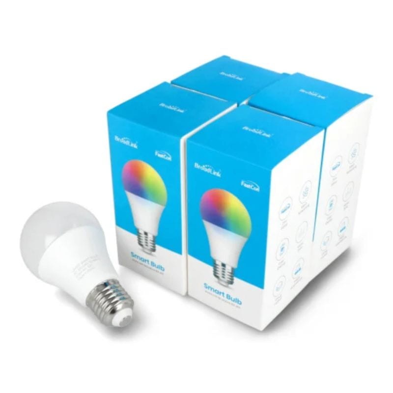 Broadlink LB4E27 E27 9W (pack de 4) - Bombilla inteligente LED RGB - Ítem4