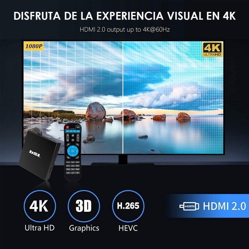 BSL ABSL432 4GB/32GB 4K HDR WiFi Android 10 - Android TV - Ítem4