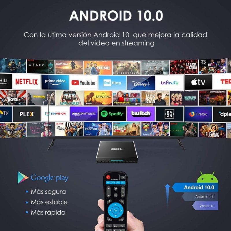 BSL ABSL432 4GB/32GB 4K HDR WiFi Android 10 - Android TV - Ítem5