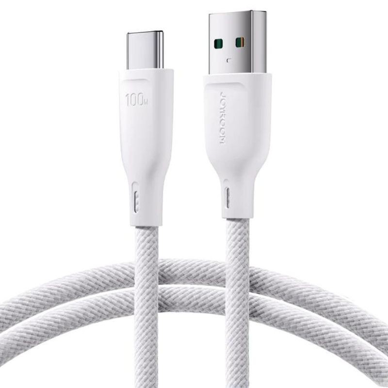 Joyroom SA34-AC6 1m 100W USB-A a USB-C Blanco - Cable de Carga - Ítem