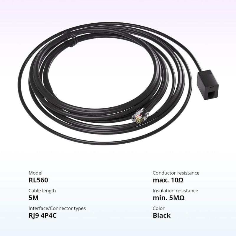 Cable alargador de sensor Sonoff RL560 Negro - Ítem3