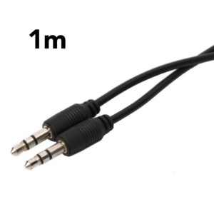 Comprar Cable Audio Jack 3.5mm Macho/Macho 1m - PowerPlanetOnline