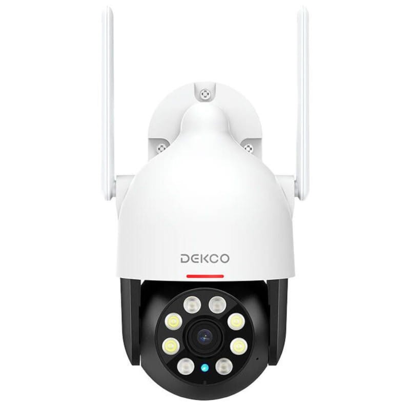 Cámara de seguridad IP DEKCO DC5L 2K QHD WiFi Visión Nocturna a color Google Assistant/Alexa Blanco - Desprecintado - Ítem