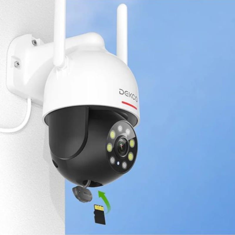 Cámara de seguridad IP DEKCO DC5L 2K QHD WiFi Visión Nocturna a color Google Assistant/Alexa Blanco - Desprecintado - Ítem3