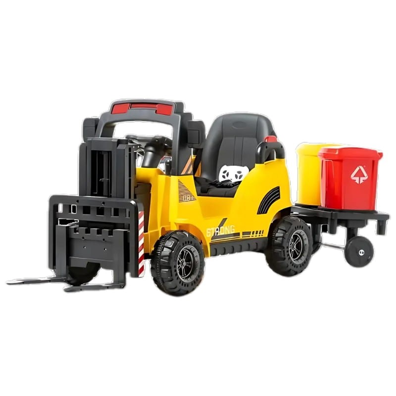 Empilhador de Elevador 12v Amarelo - Carro Elétrico para Crianças - Item