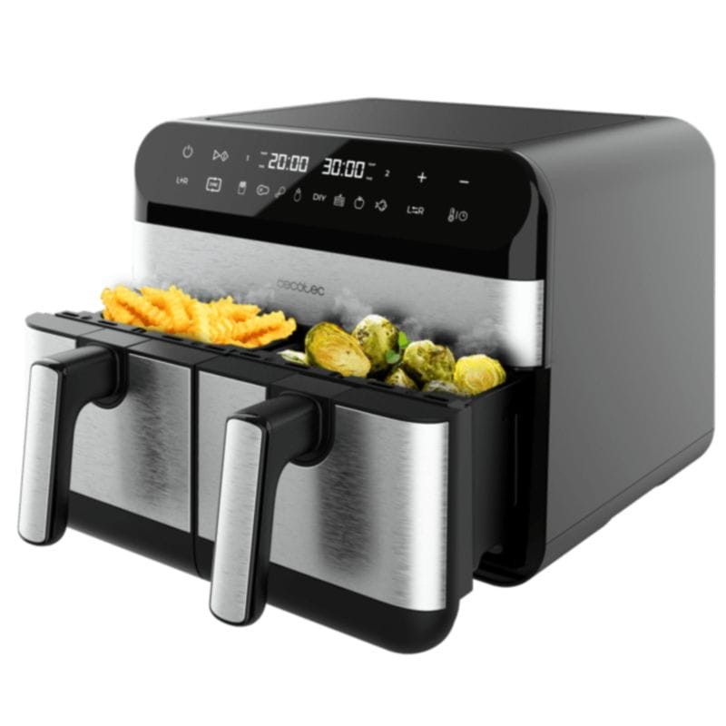 Cecotec Advance 9000 Duplo 9 L 2800 W Preto/Inox - Fritadeira de Ar - Item1