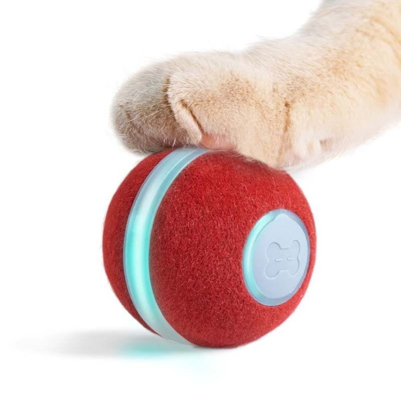 Pelota interactiva para gatos Cheerble M1 Rojo - Juguete para mascotas - Ítem1