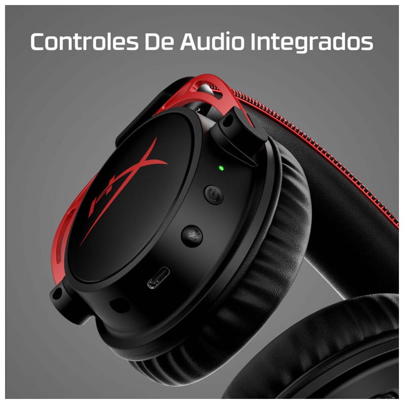 HyperX Cloud Alpha Preto e Vermelho - Headset para jogos sem fio - Item8