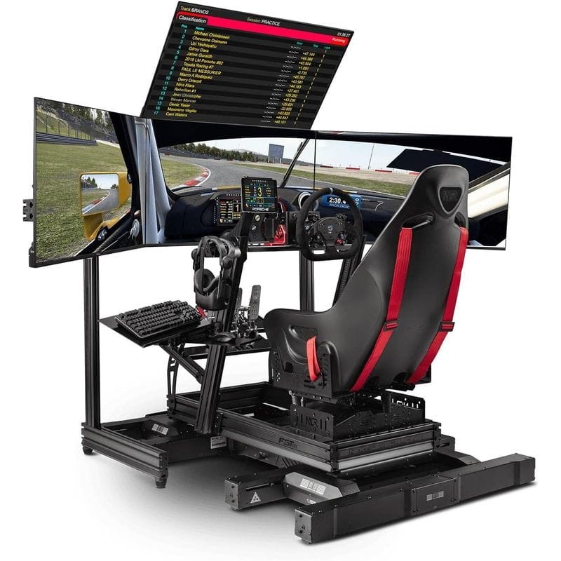 Cockpit Next Level Racing Alumínio F-GT ELITE Edición Frontal y Lateral - Soporte para sillas y volantes - Ítem7