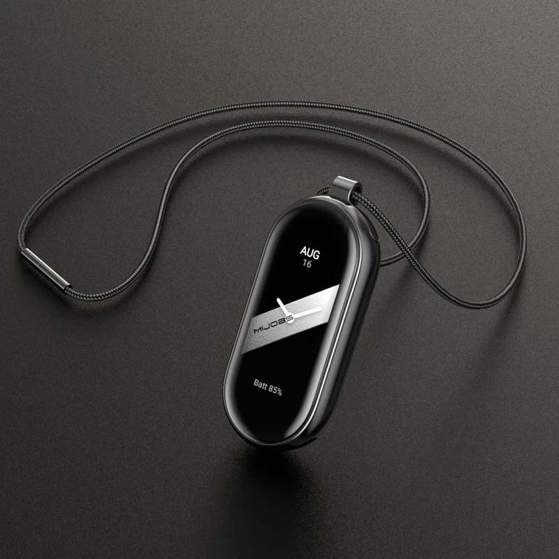 Colgante Xiaomi Smart Band 8 Adaptador Metálico y Collar Negro - Ítem1