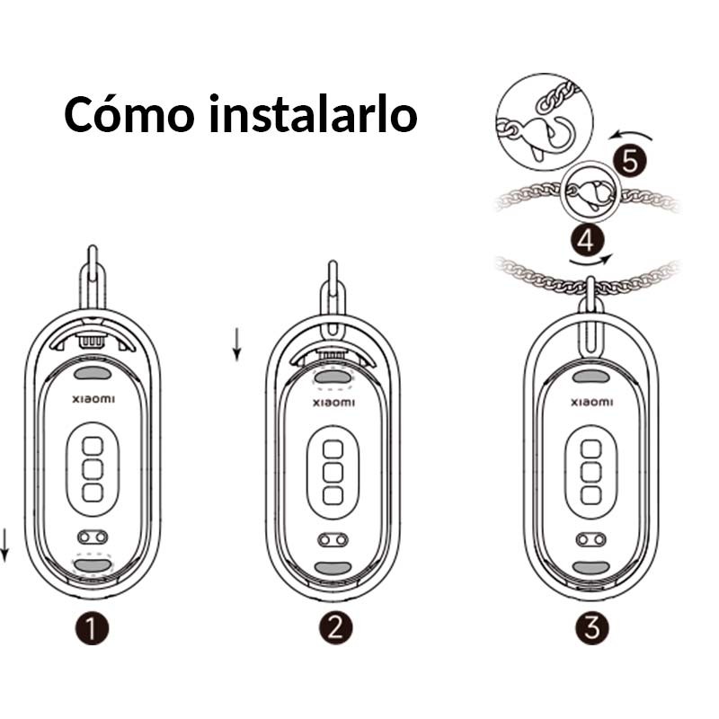 Colgante Xiaomi Smart Band 9 / Smart Band 8 Pendant Plata - Ítem2