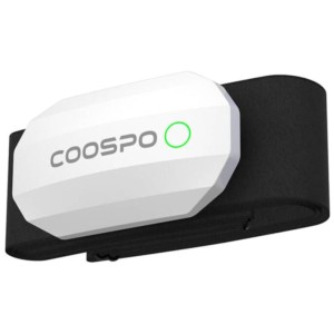 Coospo H808S-W BLE/ANT+ Blanc - Moniteur de fréquence cardiaque