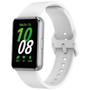 Correa de silicona blanca para Samsung Galaxy Fit 3