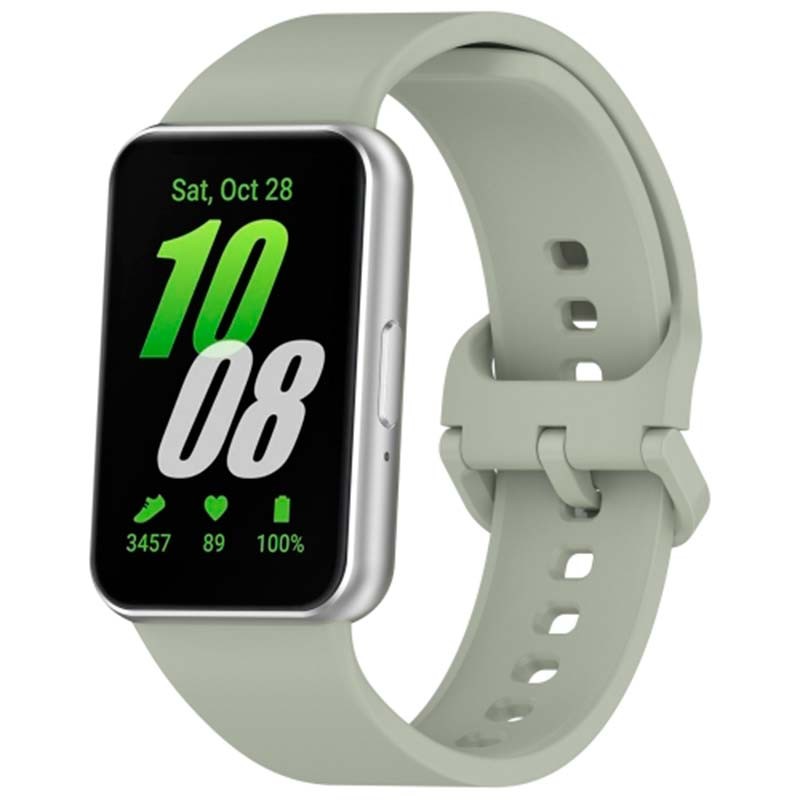 Bracelet en silicone gris pour Samsung Galaxy Fit 3 - Ítem