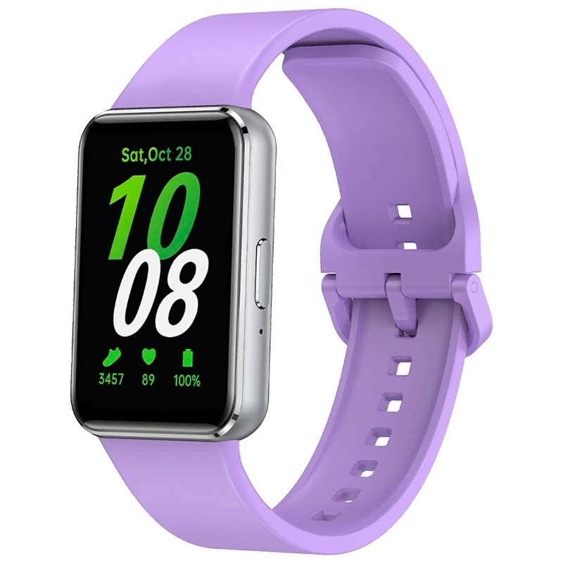 Correa de silicona morada para Samsung Galaxy Fit 3 - Ítem