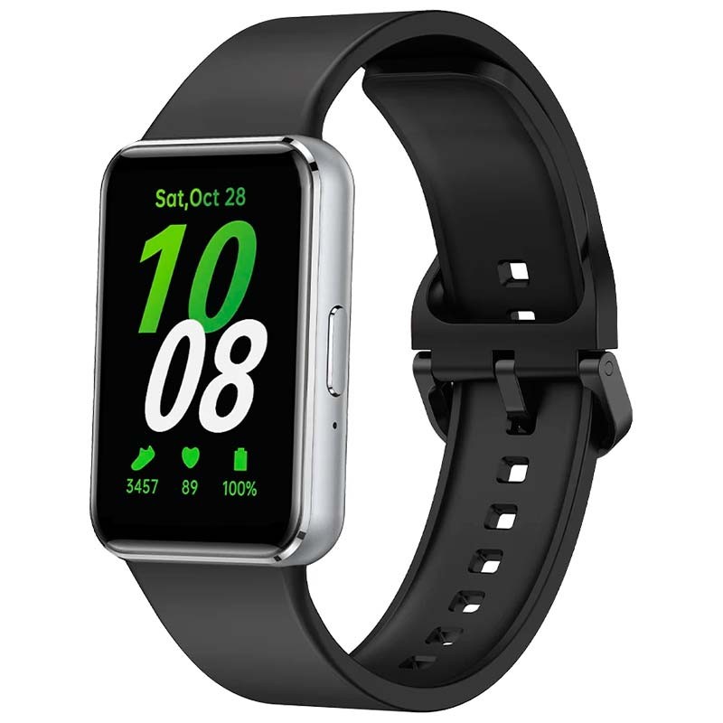 Correa de silicona negra para Samsung Galaxy Fit 3 - Ítem