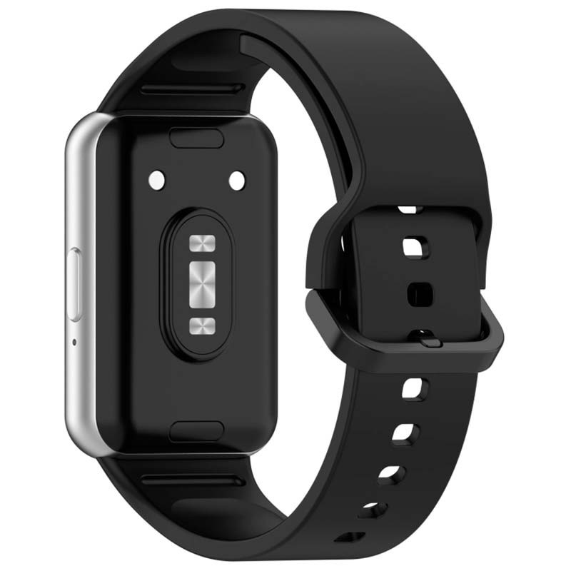 Correa de silicona negra para Samsung Galaxy Fit 3 - Ítem1