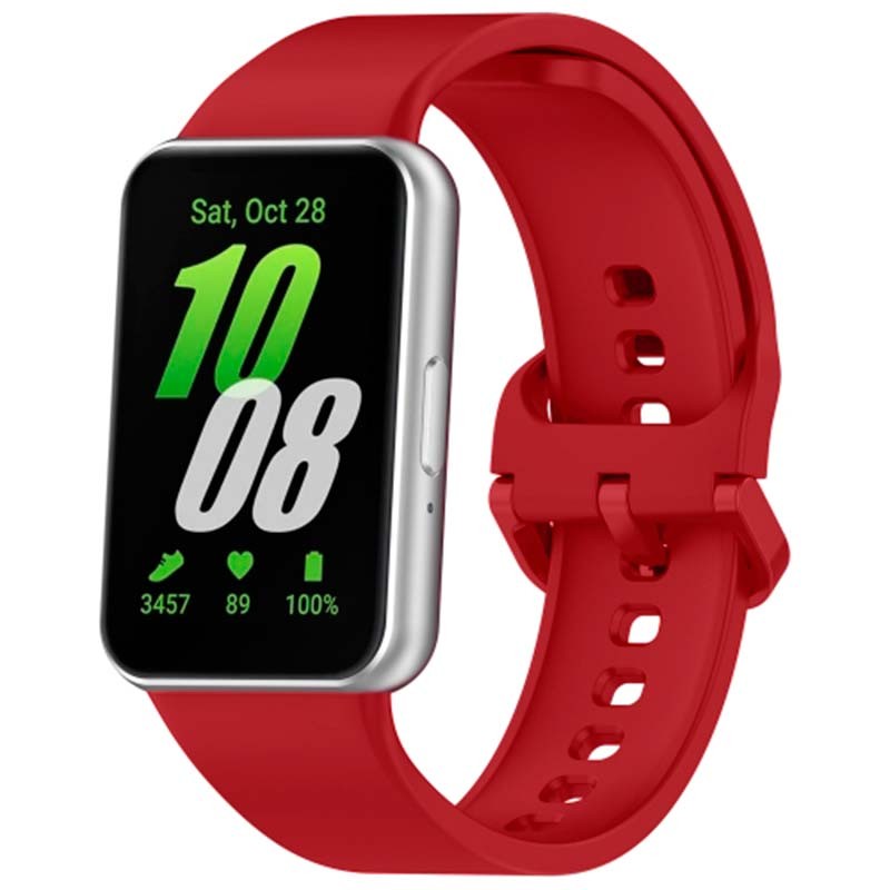 Correa de silicona roja para Samsung Galaxy Fit 3 - Ítem