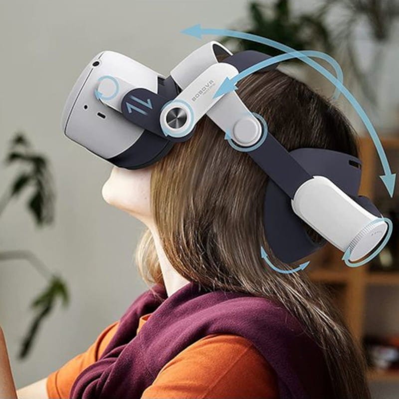 Correia BOBOVR M2 Plus Ajustável para Oculus Quest 2 Branco - Acessório para óculos VR - Item2